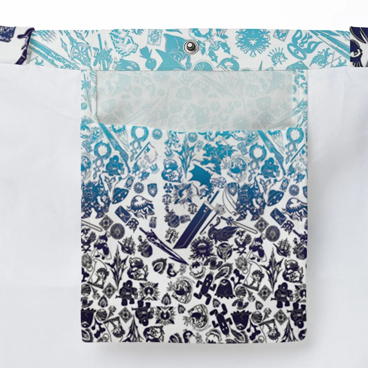 Blue Moggle Final Fantasy Large Tote Bag