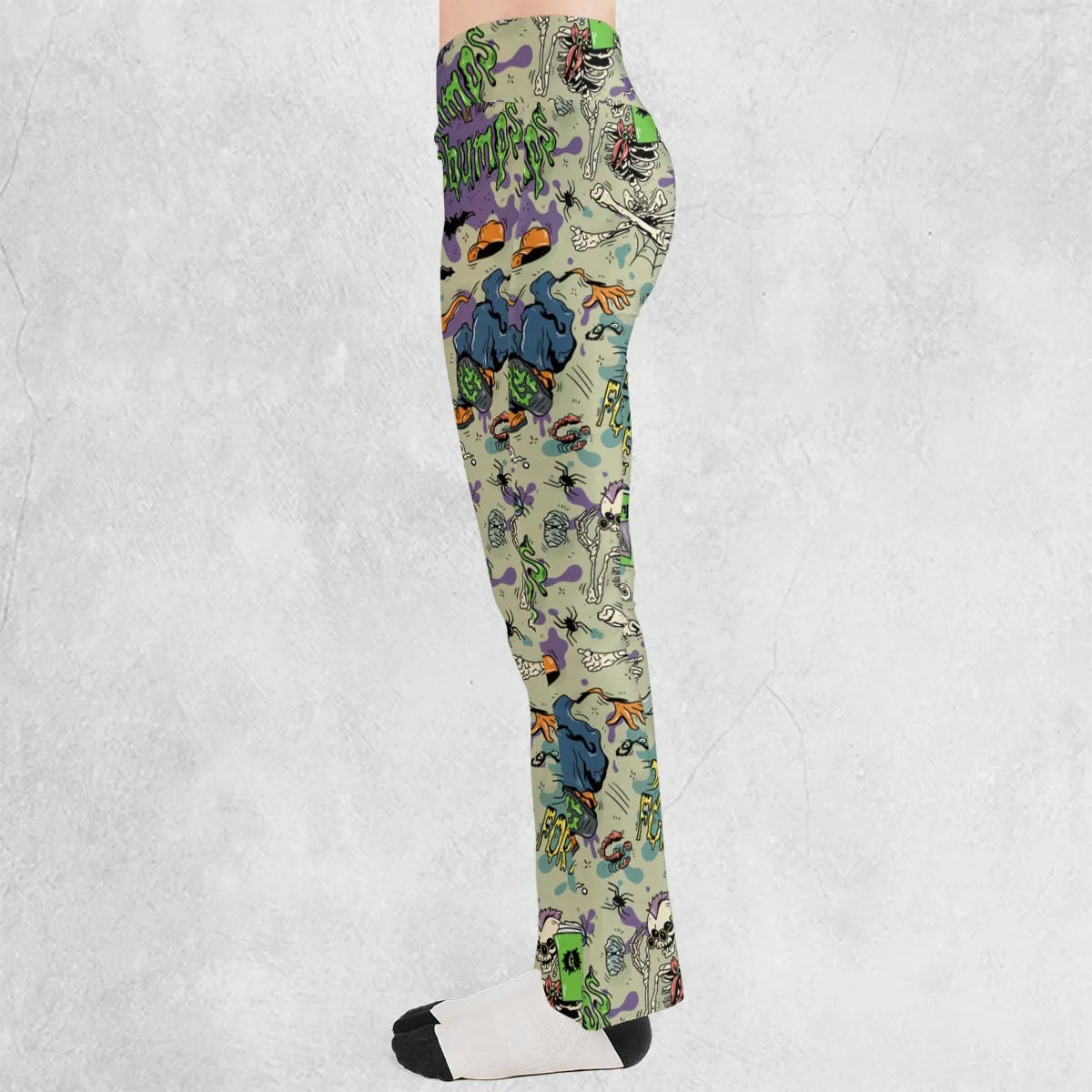 Beware You're In For A Scare Goosebumps Flare Leggings