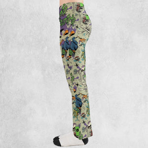 Beware You're In For A Scare Goosebumps Flare Leggings