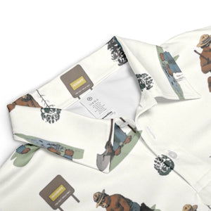 Smokey The Bear AOP Men/Women Polo Shirt