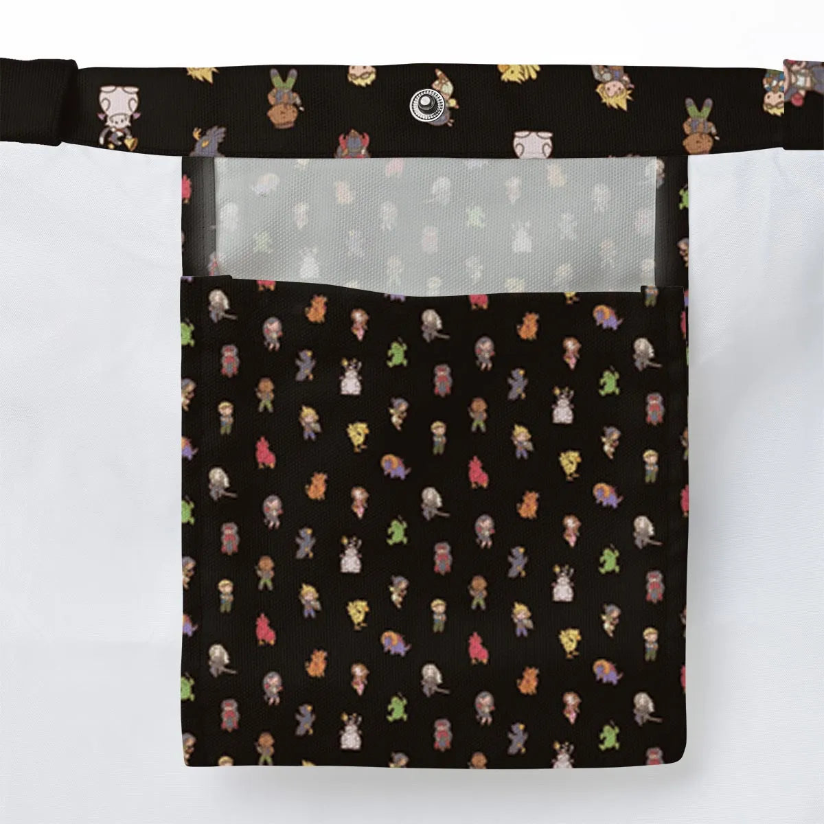 Final Fantasy Characters Pattern Large Tote Bag