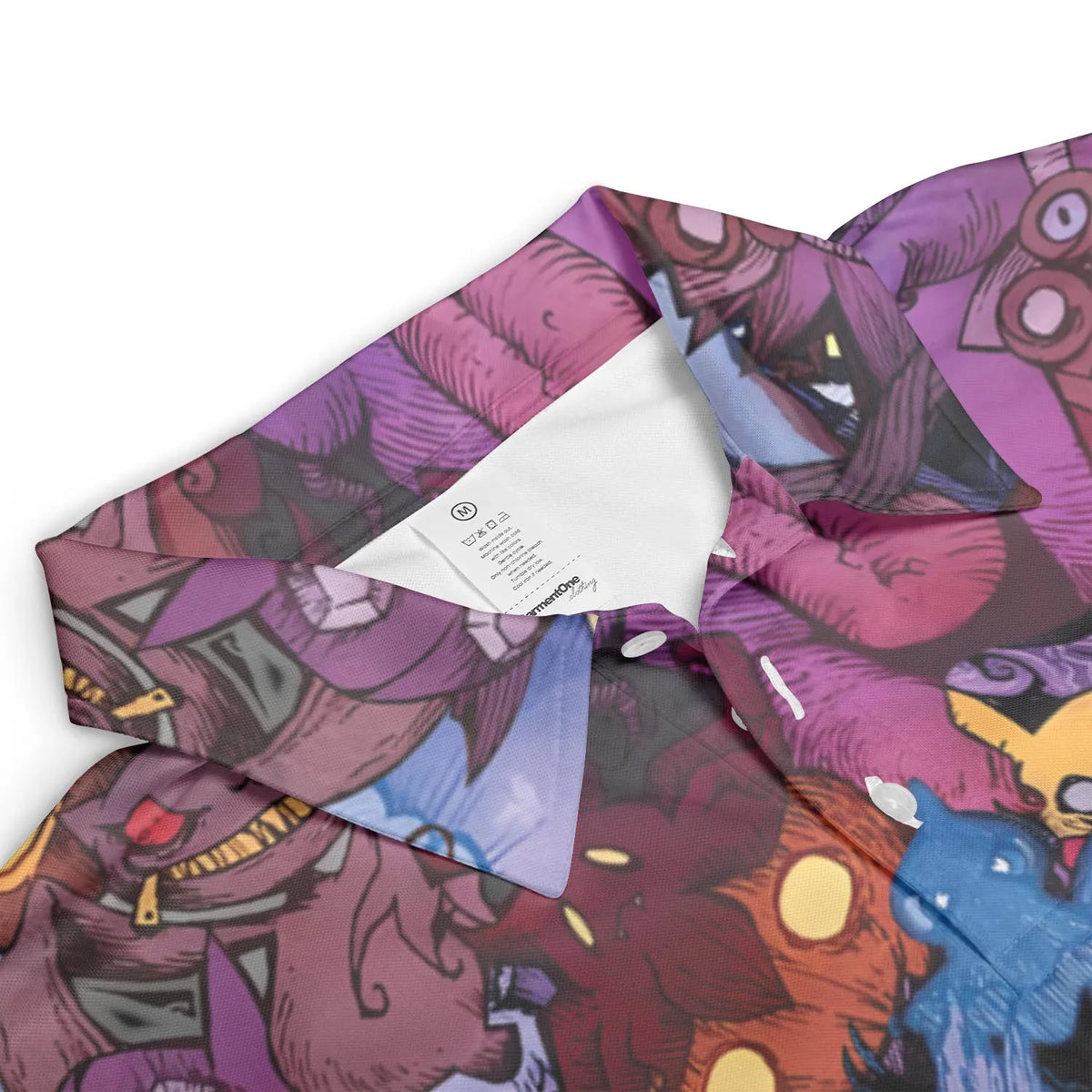 Scaries Poison Pokemon AOP Men/Women Polo Shirt