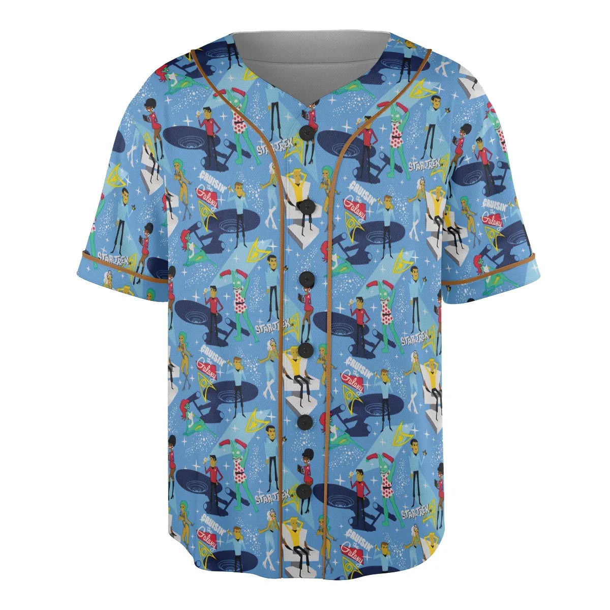 Cruisin' The Galaxy Star Trek Unisex Baseball Jersey