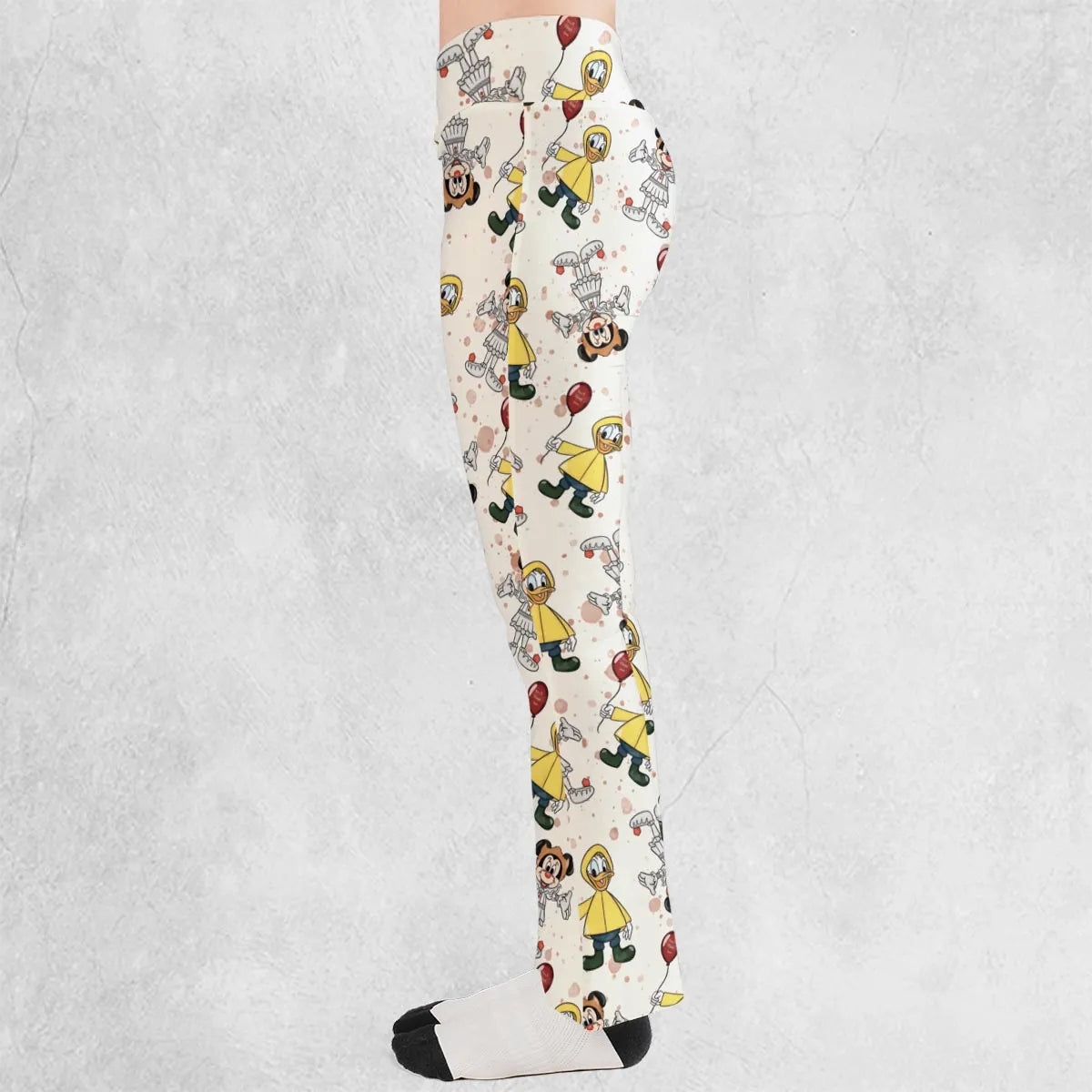 Mouse Clown Flare Leggings