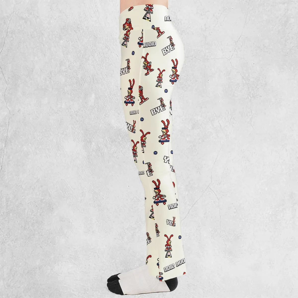 Avoid The Noid Yo Noid Flare Leggings
