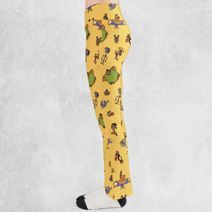 Groovy Threads The Emperor's New Groove Flare Leggings