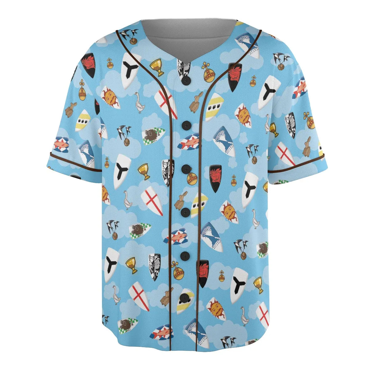 Coat Of Arms Monty Python and the Holy Grail Unisex Baseball Jersey