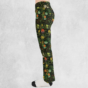 Grass Pokemon Patterns Flare Leggings
