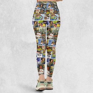 Vintage Horror Movies Legging