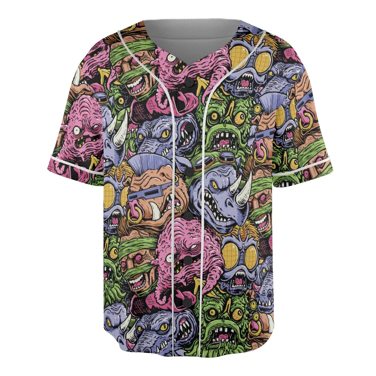 Nostalgic Villains Teenage Mutant Ninja Turtles Unisex Baseball Jersey