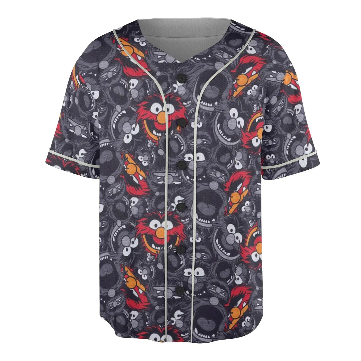 Animal The Muppets Pattern Unisex Baseball Jersey
