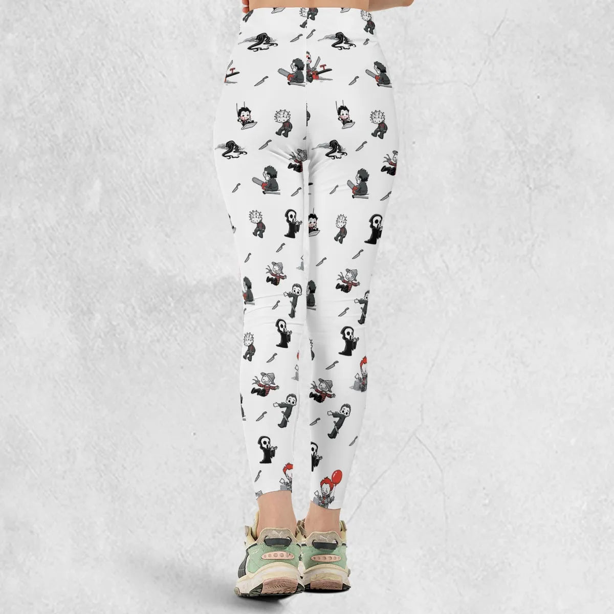 Baby Horror Characters Pattern Legging