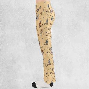 The Medieval Marginalia Killer Rabbit Monty Python Flare Leggings