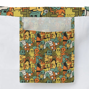 Power Starter Colors Pokemon Large Tote Bag