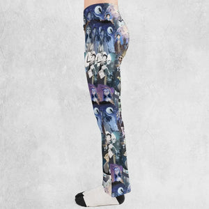 Unalive Bride Corpse Bride Flare Leggings