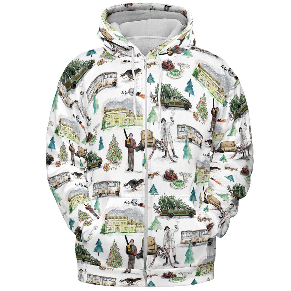 All-over Print Hoodie - EZUAMW9S -  - 3