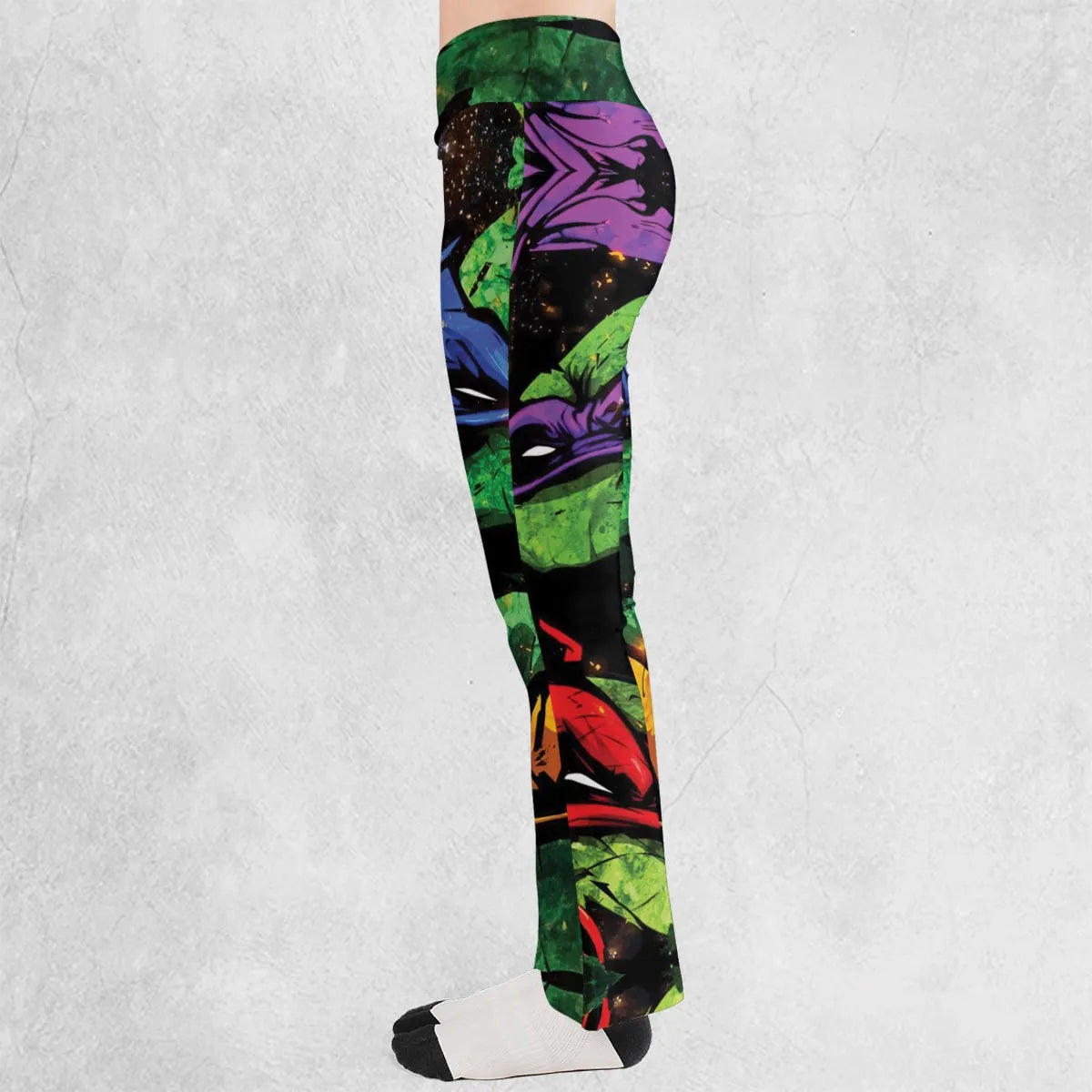Four Ninja Turtles TMNT Flare Leggings