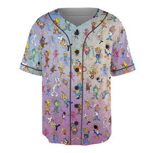 80s 90s Commercial Cereal Mascots Unisex Baseball Jersey