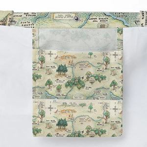 Hundred Acre Wood Map Large Tote Bag