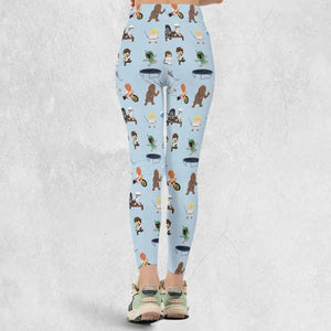 Go Fishing with Star Wars Characters Legging
