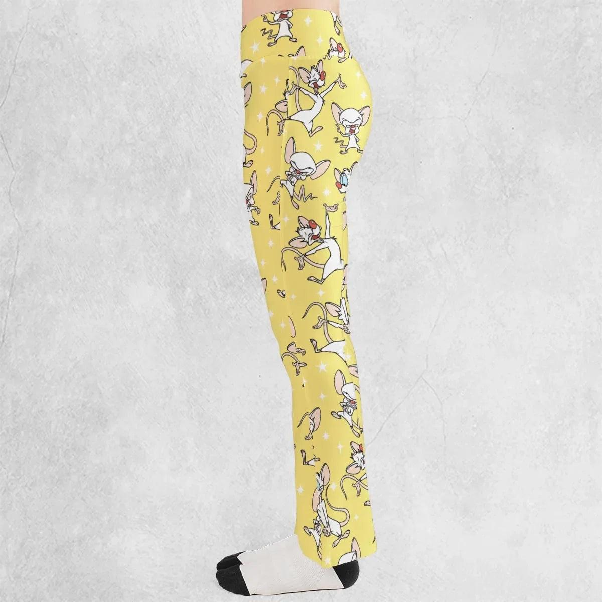 Lab Style Pinky and the Brain Flare Leggings