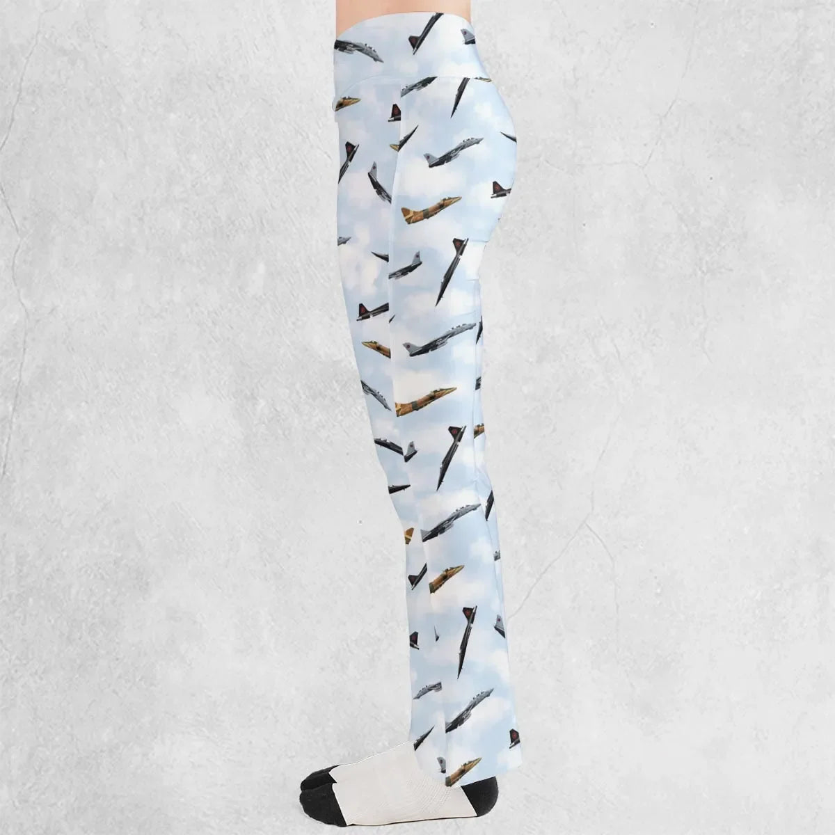 Top Gun Aircraft Flare Leggings