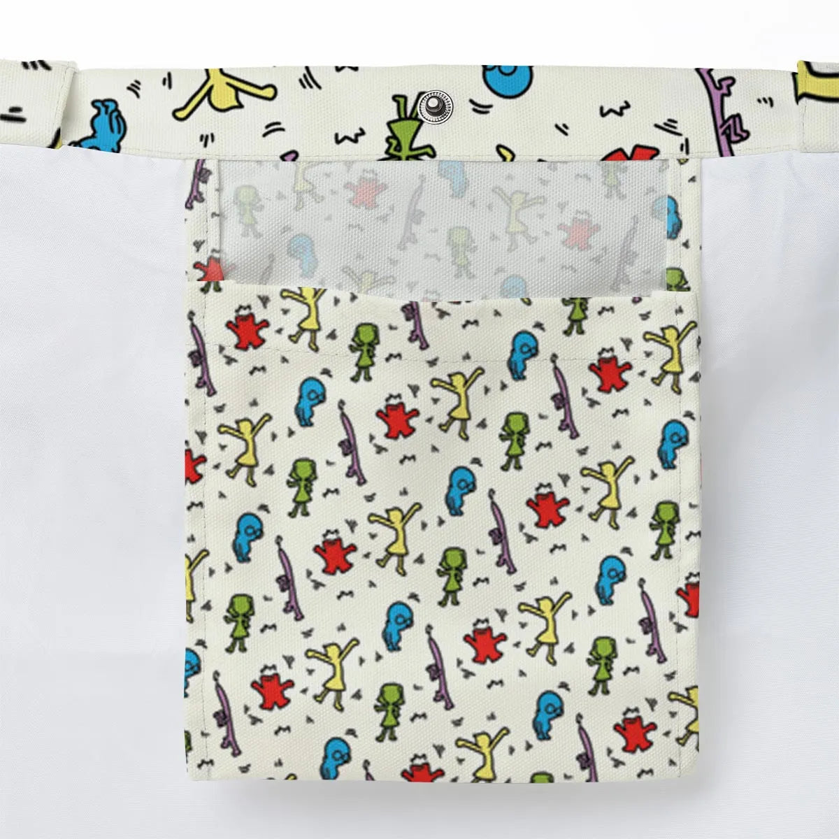 Emotions Pop Inside Out Haring Large Tote Bag