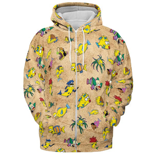 Shrimpsons The Simpsons All-over Print Hoodie