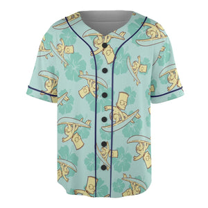 Surfing Simpsons The Simpsons Unisex Baseball Jersey