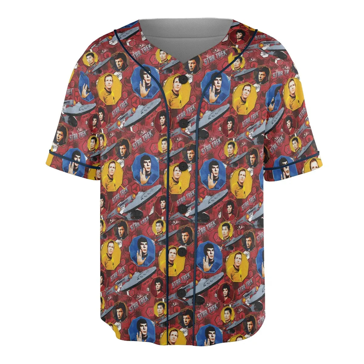 Boldly Star Trek Unisex Baseball Jersey
