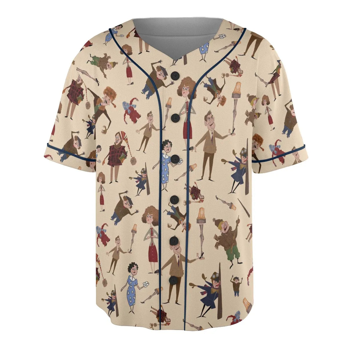 A Christmas Story Characters Unisex Baseball Jersey