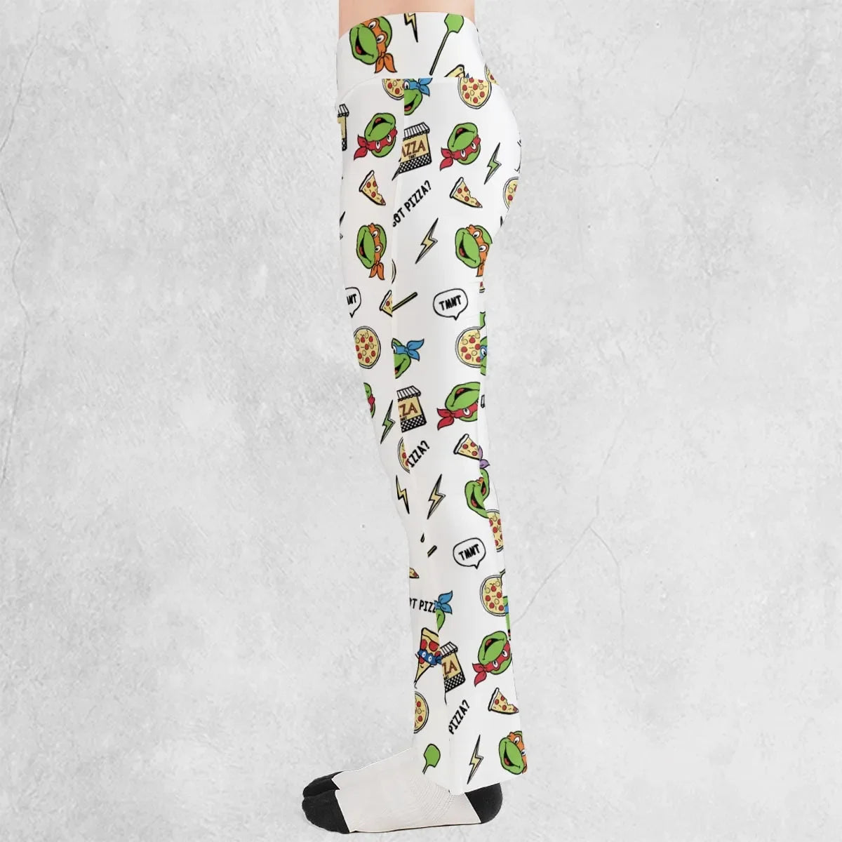 Got Pizza Teenage Mutant Ninja Turtles Flare Leggings