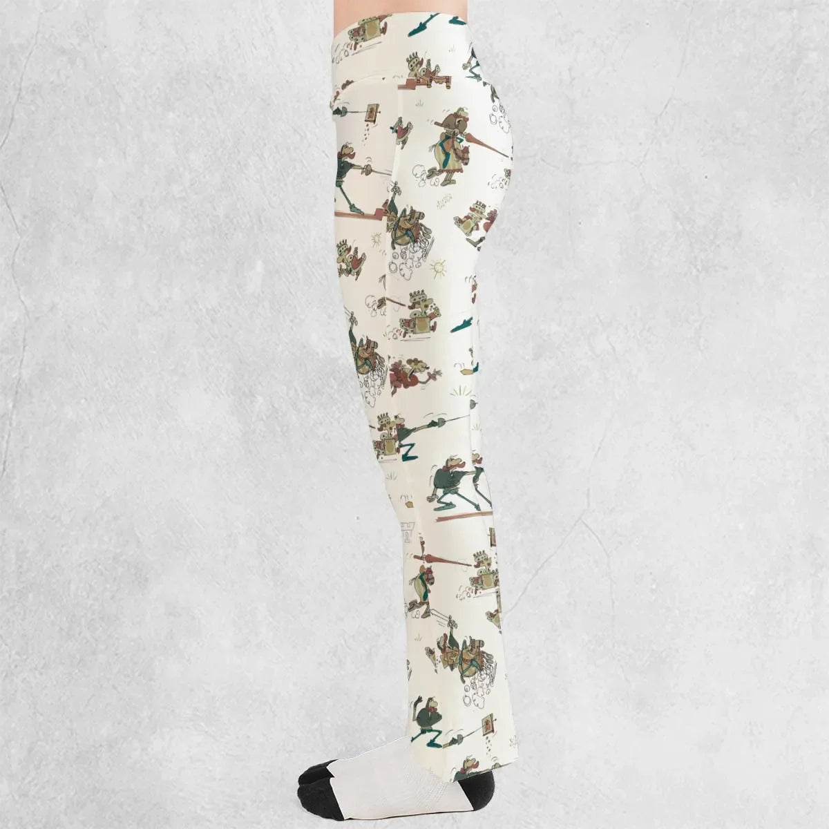 Cap'n Crunch And King Vitaman Character Flare Leggings