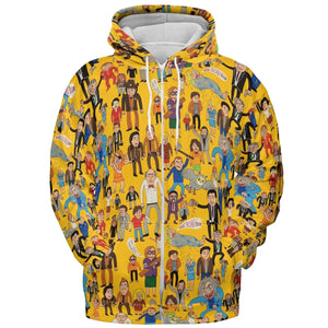 Lynch Vibes Twin Peaks All-over Print Hoodie