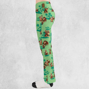 Donkey Kong & Diddy Kong Flare Leggings