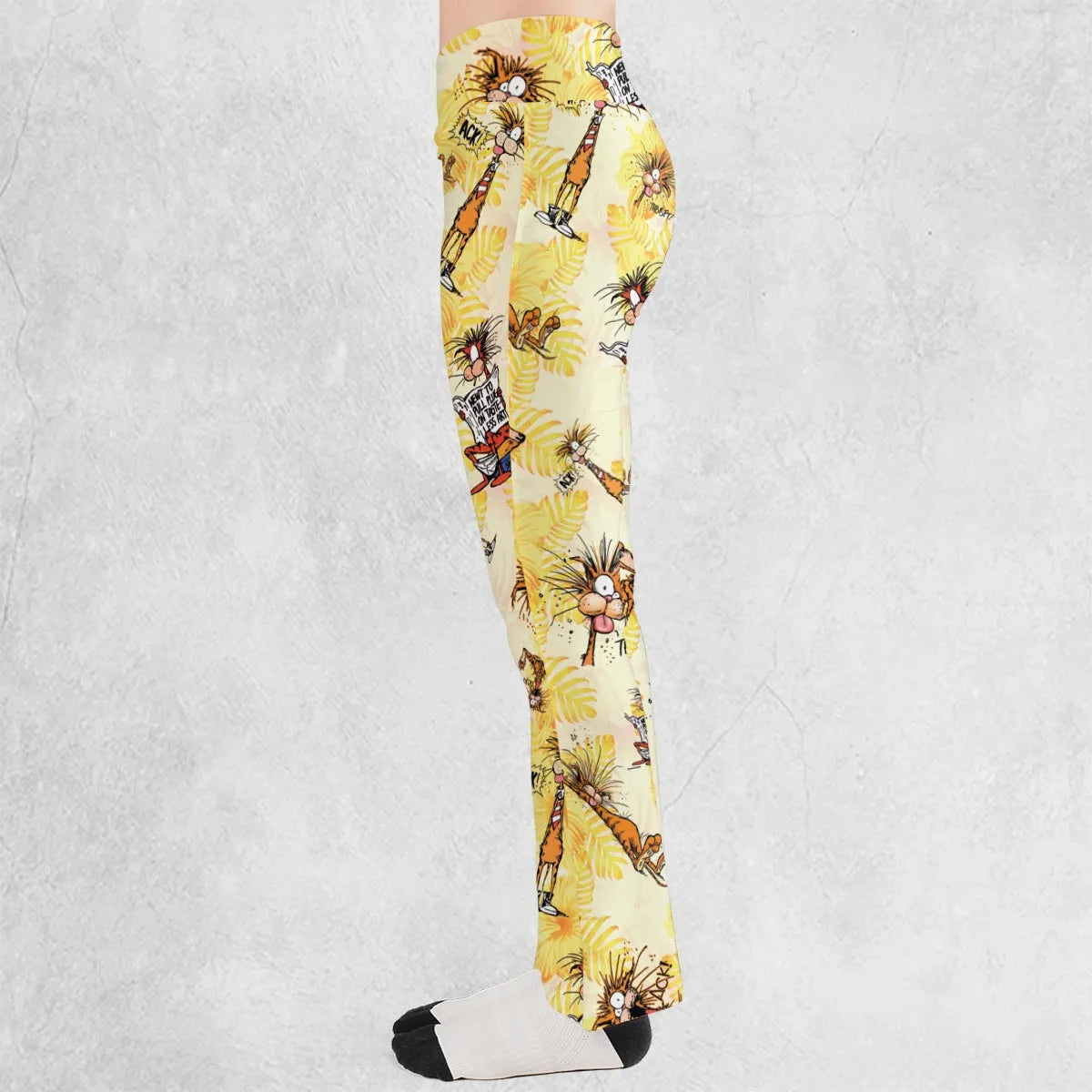 Bill The Cat Bloom County Flare Leggings