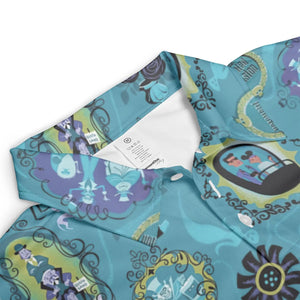 Haunted Mansion Pattern AOP Men/Women Polo Shirt