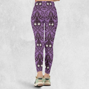 Beetlejuice Haunted Mansion Themed Legging