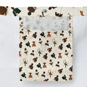 Clue The Movie Characters Pattern Large Tote Bag