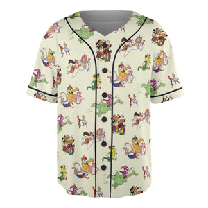 NBC Vintage Cartoon Unisex Baseball Jersey