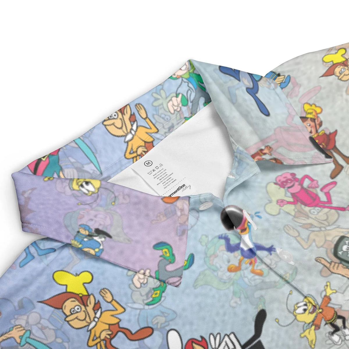 80s 90s Commercial Cereal Mascots AOP Men/Women Polo Shirt