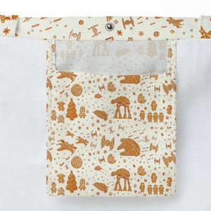 Gingerbread Christmas Star Wars Large Tote Bag