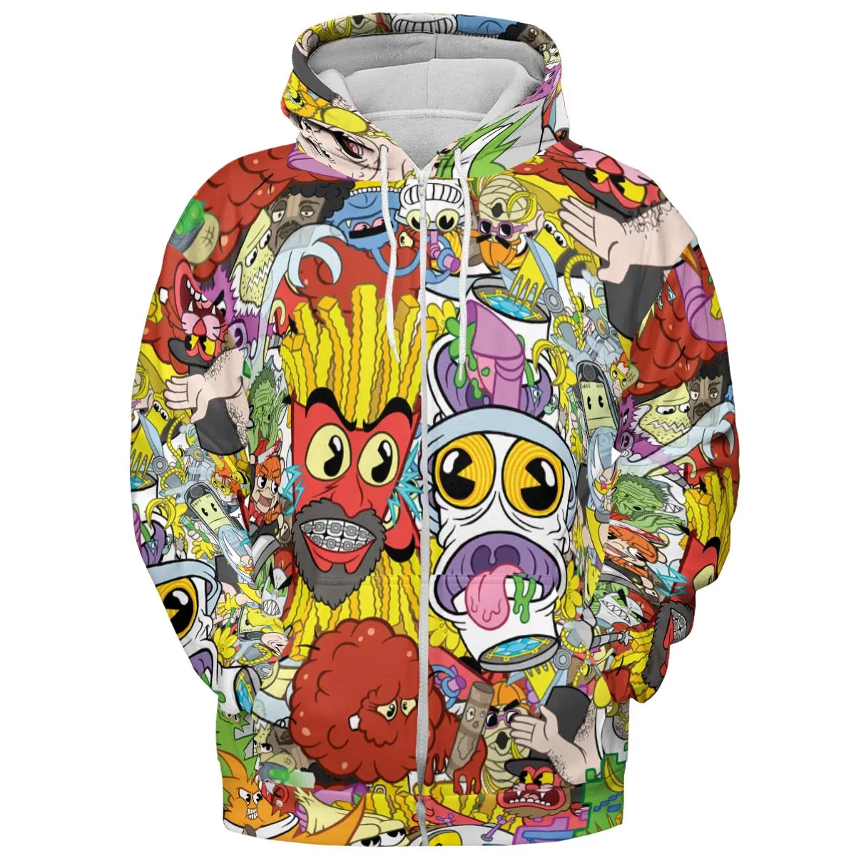 Pure Chaos Aqua Teen Hunger Force All-over Print Hoodie