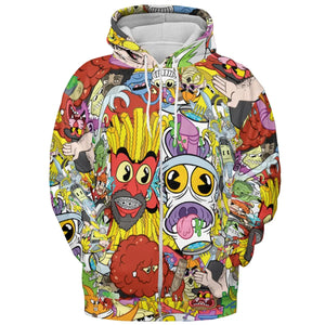 Pure Chaos Aqua Teen Hunger Force All-over Print Hoodie