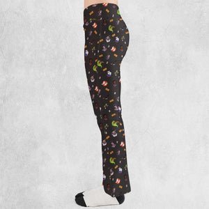 Ghostbusters Pattern Flare Leggings