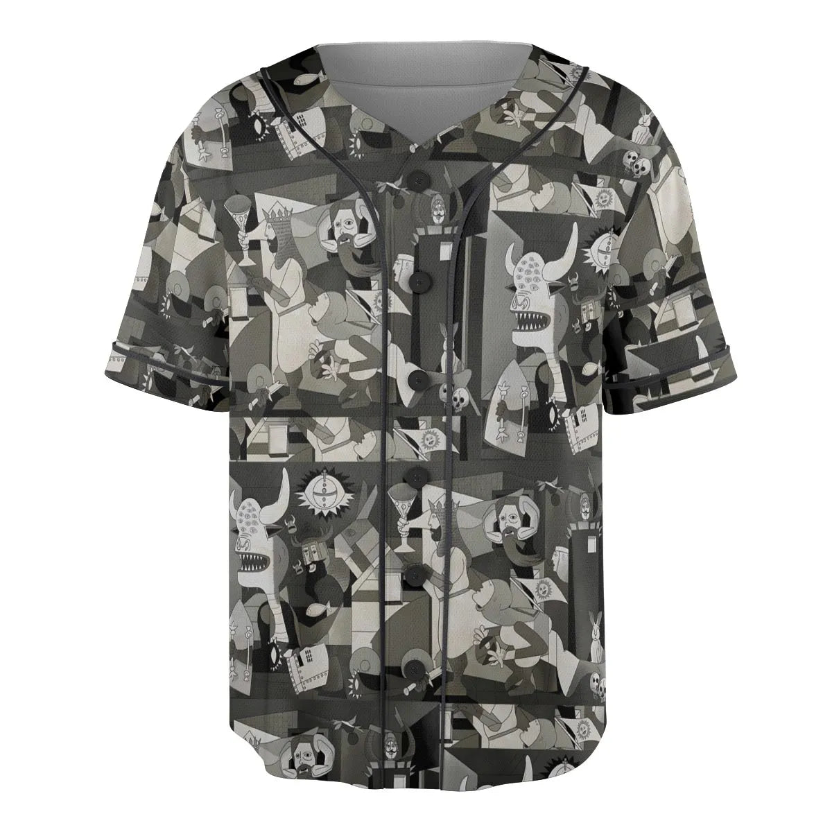 Monty Picasso Style Art Unisex Baseball Jersey