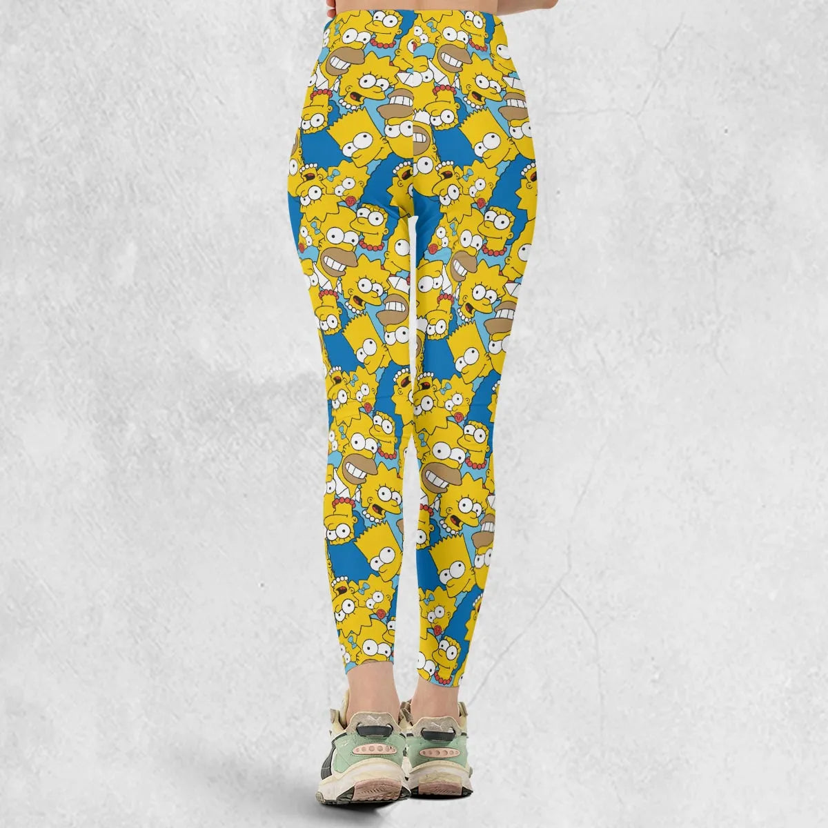 Head Toss The Simpson Characters Legging