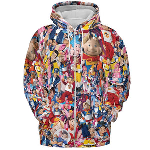 All-over Print Hoodie - 2PV8WD9R -  - 3