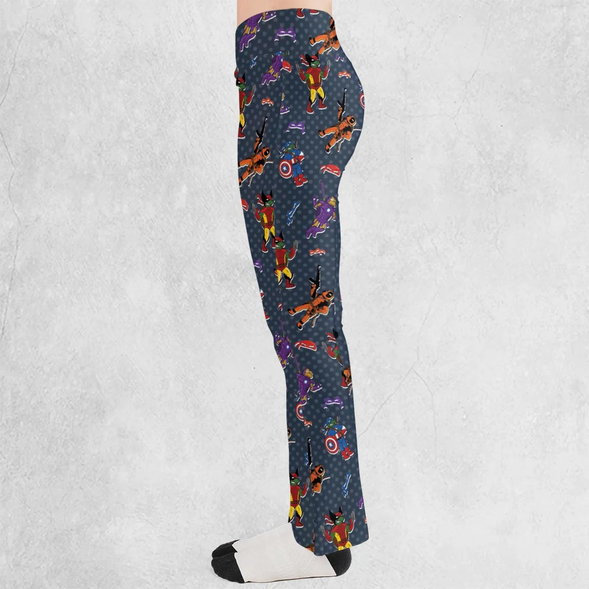 Super Turtles TMNT Flare Leggings
