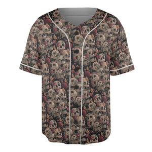 Life Grows Through Death Skull Unisex Baseball Jersey